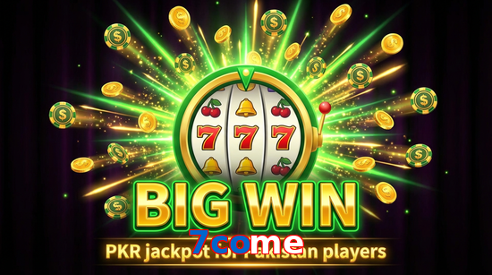 Big win animation on 7Come slot game